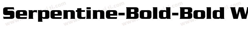 Serpentine-Bold-Bold Wd字体转换
